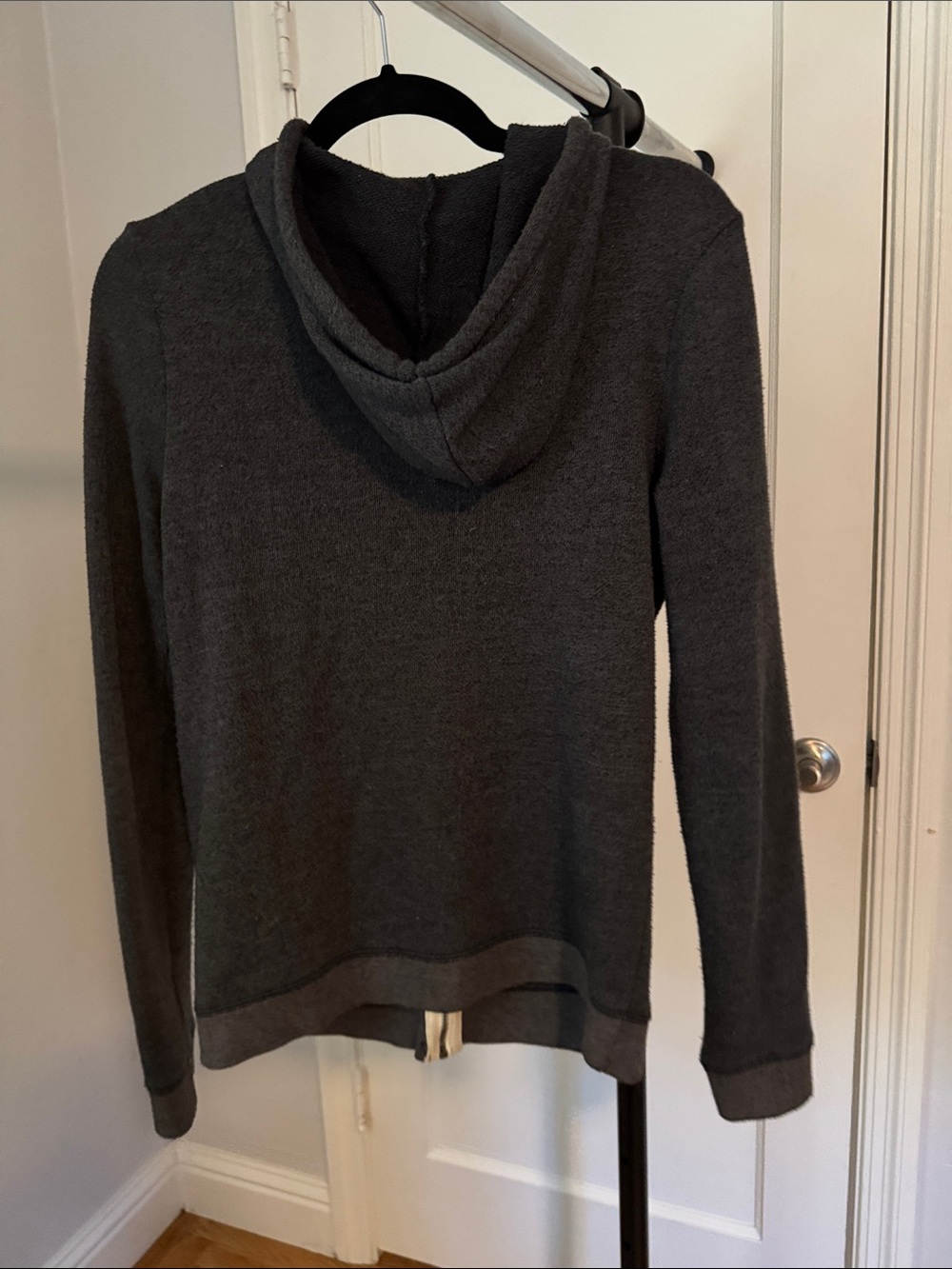 Roxy Dark Gray Full-Zip Lightweight Hoodie - Picture 5 of 5